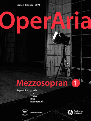 Book cover for OperAria Mezzo-soprano Volume 1: lyrisch