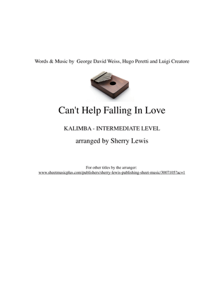 Book cover for Can't Help Falling In Love