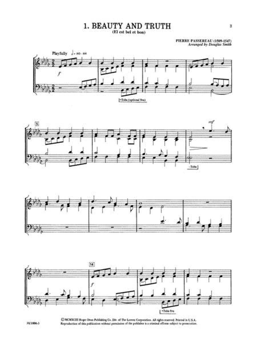 Classics for Four-Plus Brass - Conductor's Score