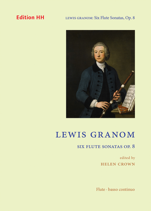 Book cover for Six flute sonatas, op. 8