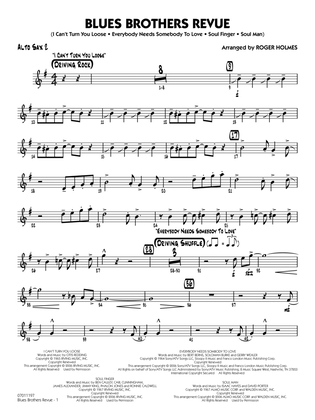 Book cover for Blues Brothers Revue (arr. Roger Holmes) - Alto Sax 2