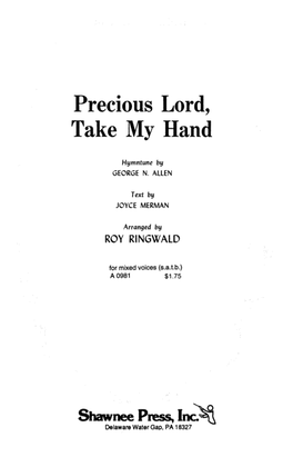 Book cover for Precious Lord, Take My Hand