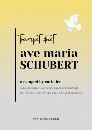 Ave Maria - Schubert for Trumpet duet - E major