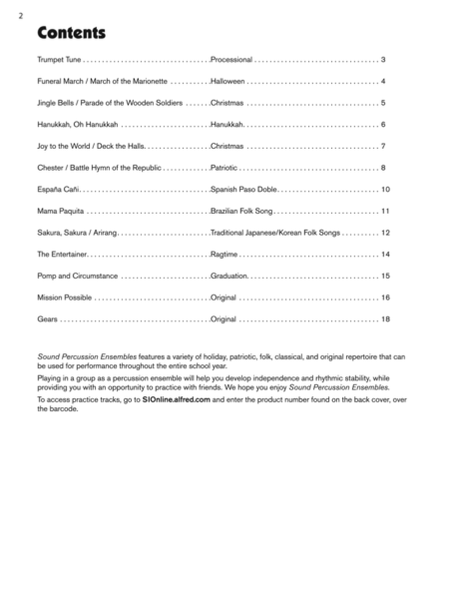 Sound Percussion Ensembles image number null