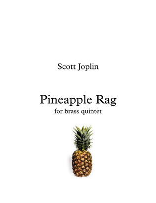 Book cover for Pineapple Rag - for brass quintet - Full Score and Parts