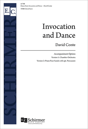 Book cover for Invocation and Dance (Choral Score)