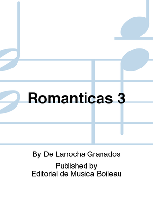 Book cover for Romanticas 3