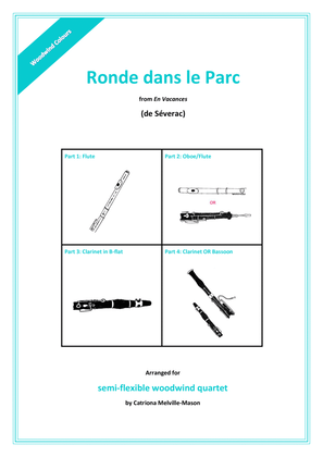 Book cover for Ronde dans le Parc (semi-flexible 4-part woodwind)