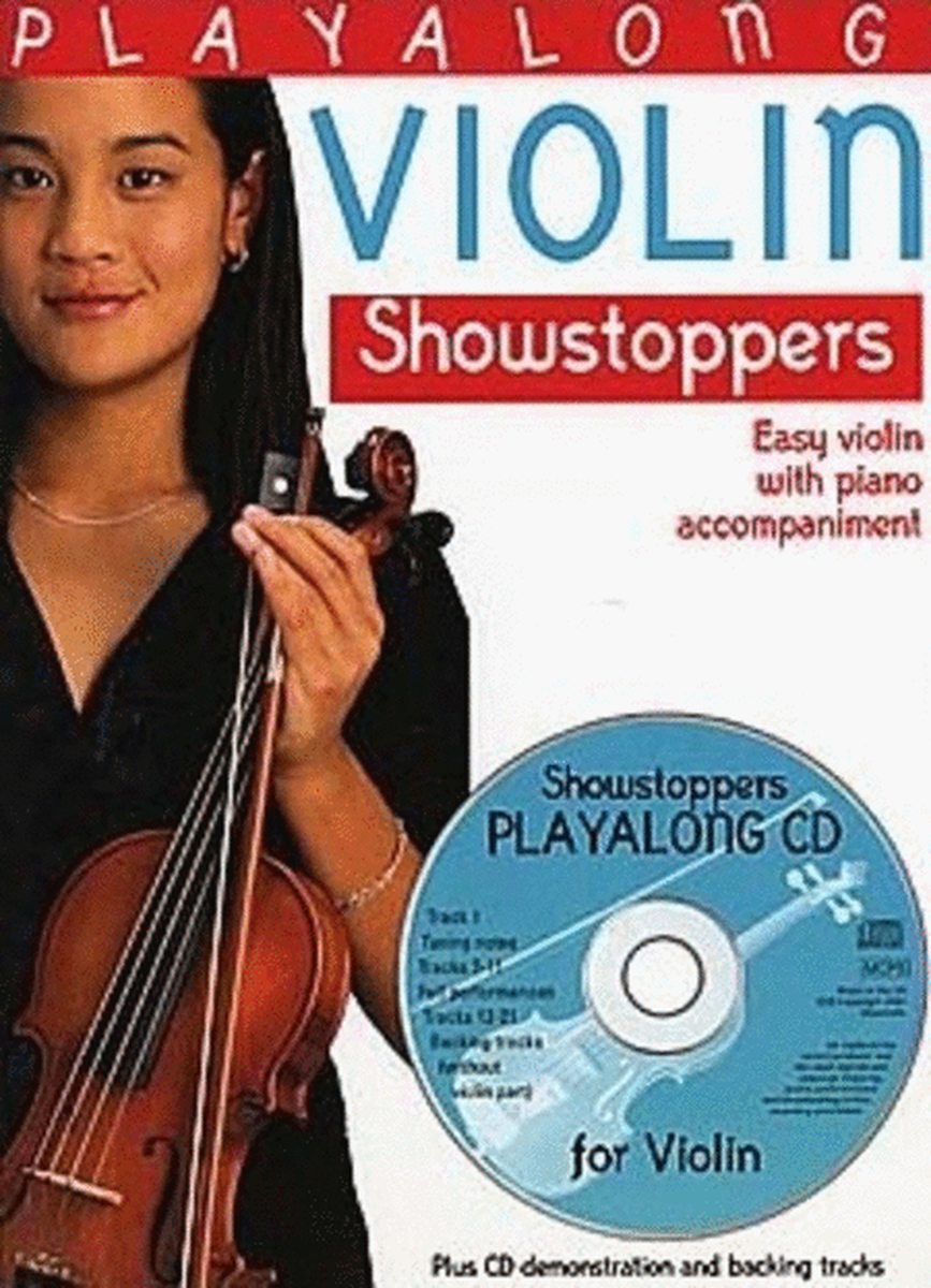 Playalong Violin Showstoppers Book/CD