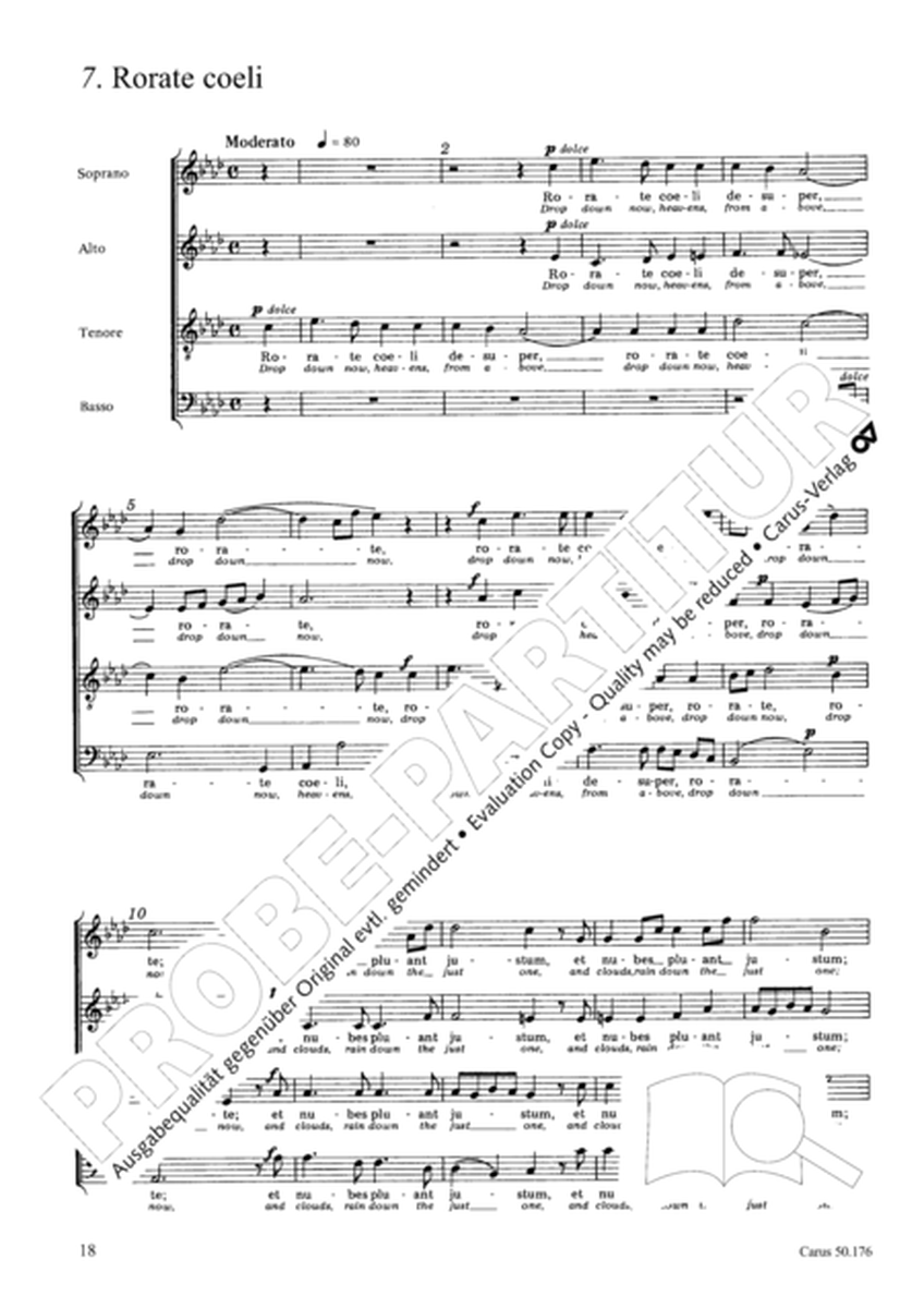 Neun Advents-Motetten op. 176