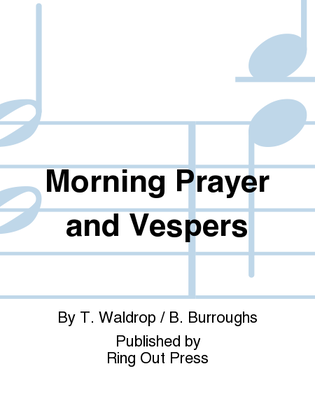 Book cover for Morning Prayer and Vespers
