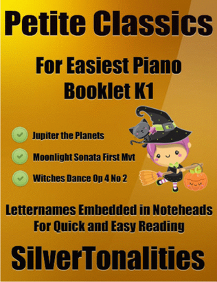 Book cover for Petite Classics for Easiest Piano Booklet K1
