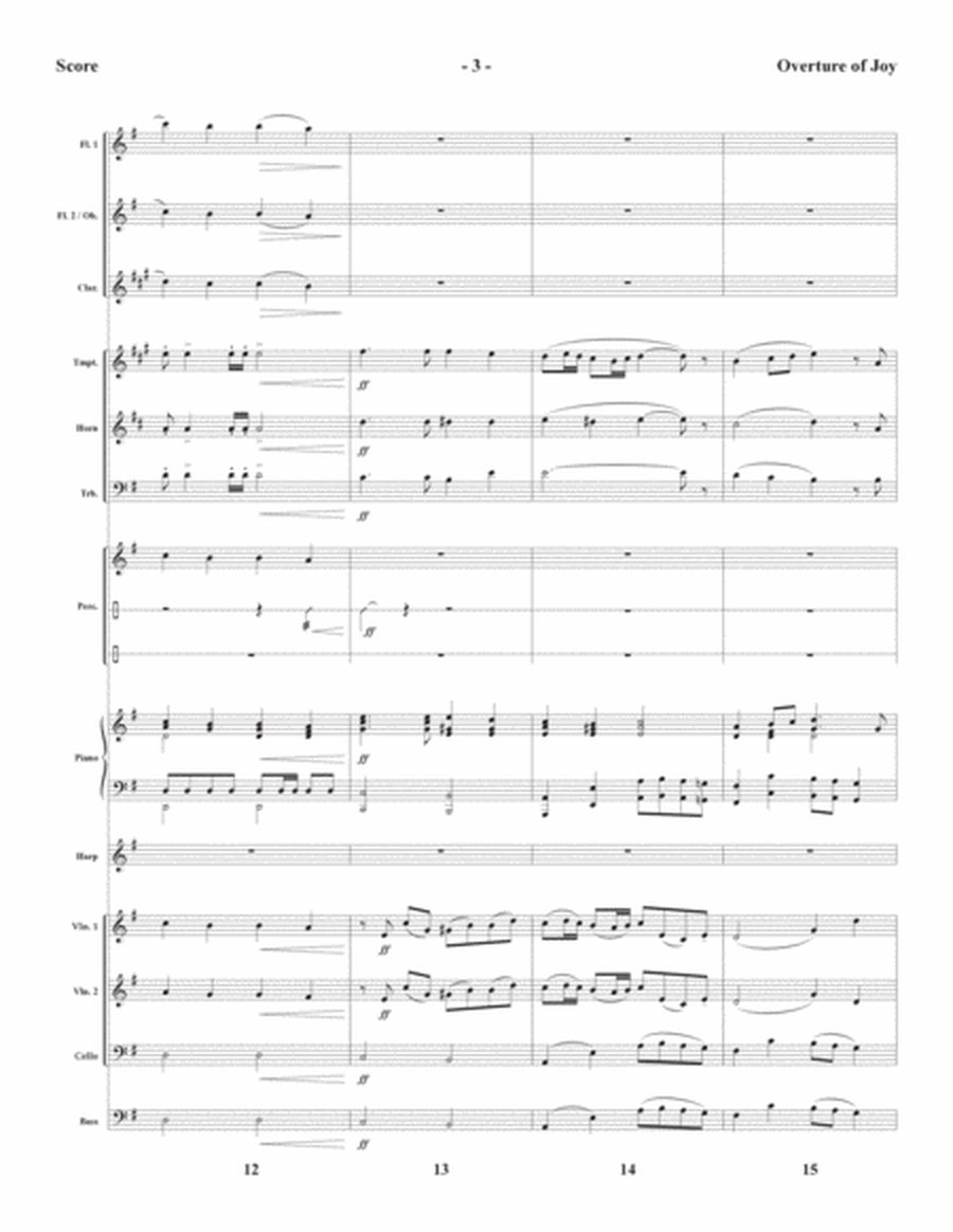 A Weary World Rejoices (A Chamber Cantata For Christmas) - Full Score