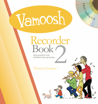 Book cover for Vamoosh Recorder Book 2 - Book/cd