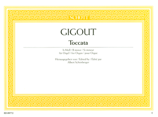 Book cover for Toccata in B Minor