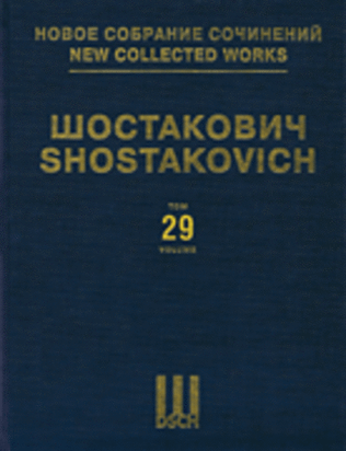 Book cover for Symphony No. 14 Author's Arrangement For Voice And Piano New Collected Works Vol. 29