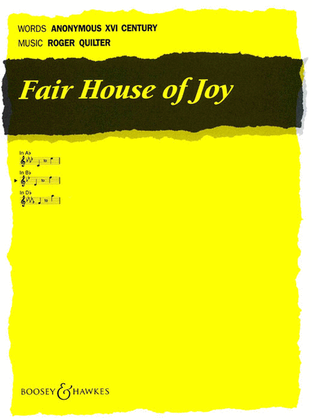 Book cover for Fair House of Joy