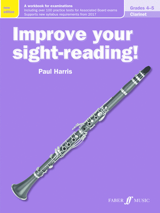 Book cover for Improve Your Sight Reading! Clarinet Grade 4-5