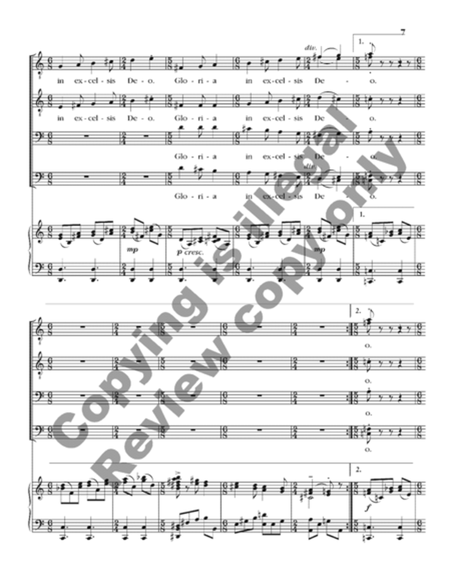 Gloria (Choral Score) image number null