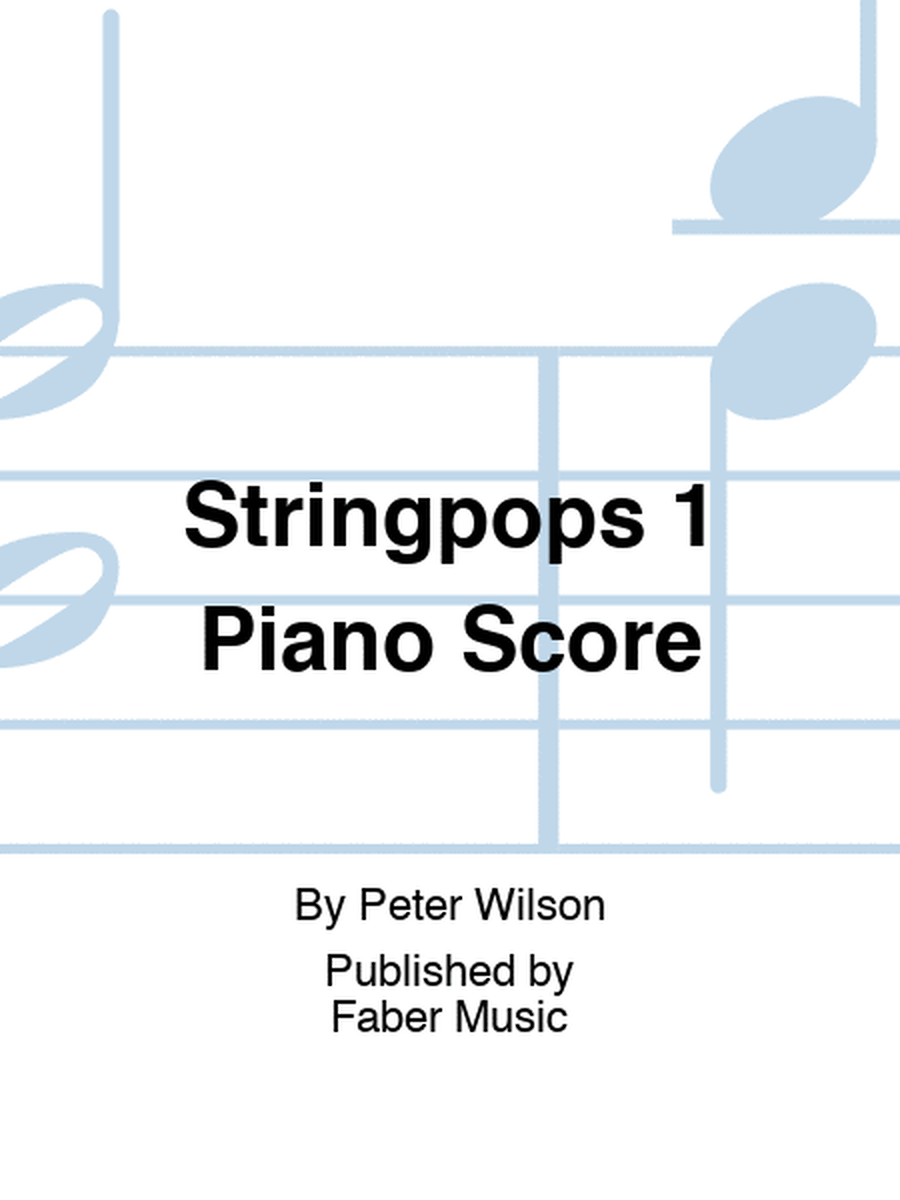 Stringpops 1 Piano Score