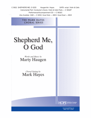 Book cover for Shepherd Me, O God