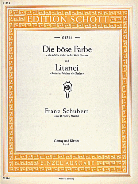 Die bose Farbe / Litanei