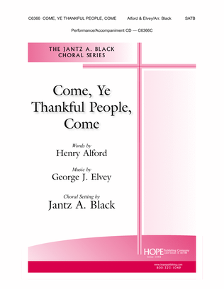 Book cover for Come, Ye Thankful People, Come