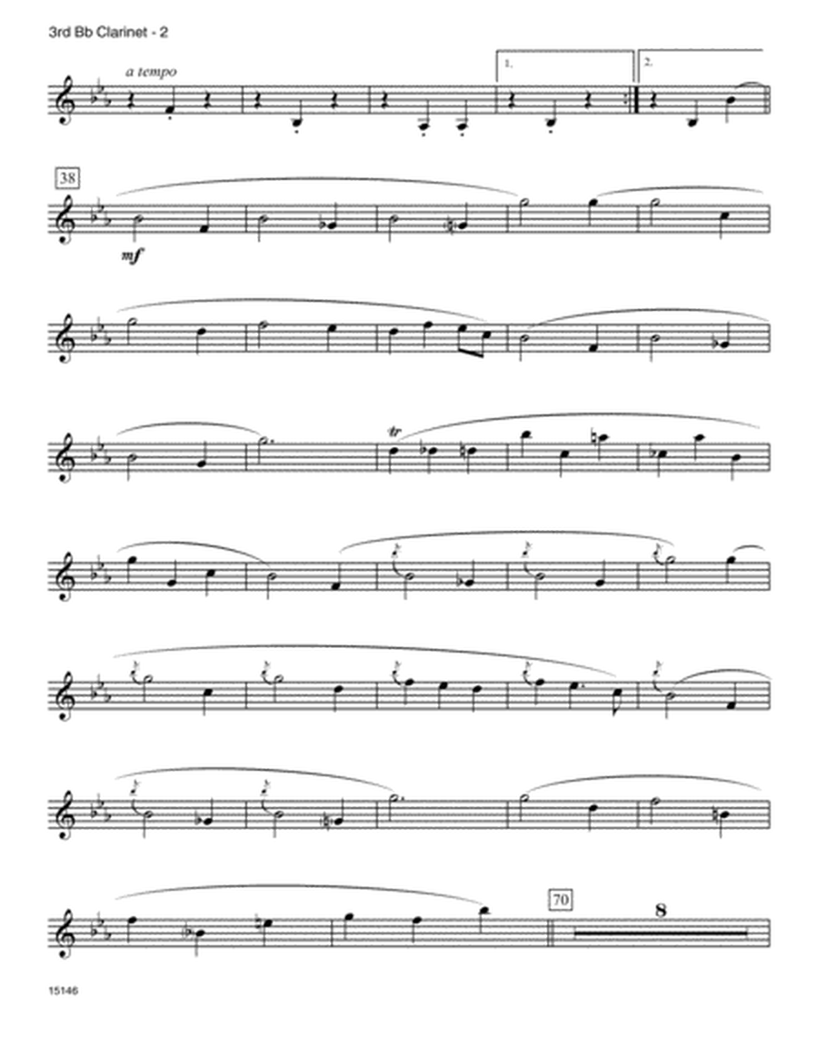 Minute Waltz (Valse Op. 64, No. 1) - 3rd Bb Clarinet