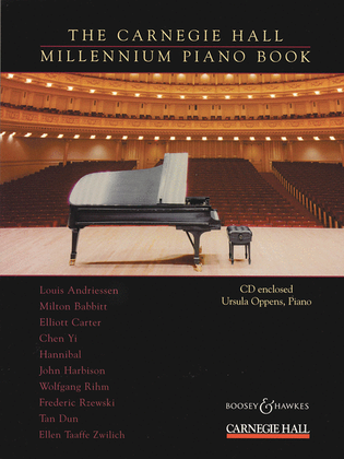 Book cover for The Carnegie Hall Millennium Piano Book