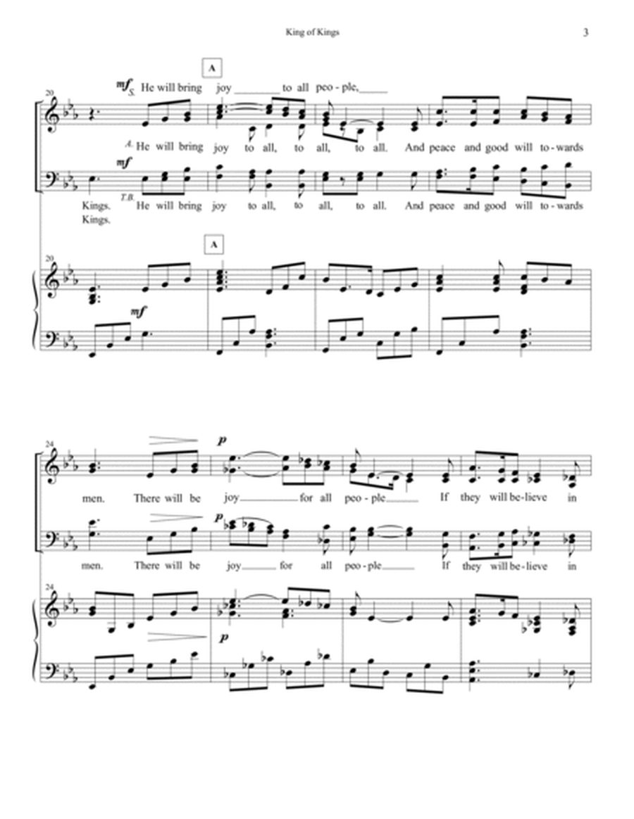 King of Kings - SATB image number null