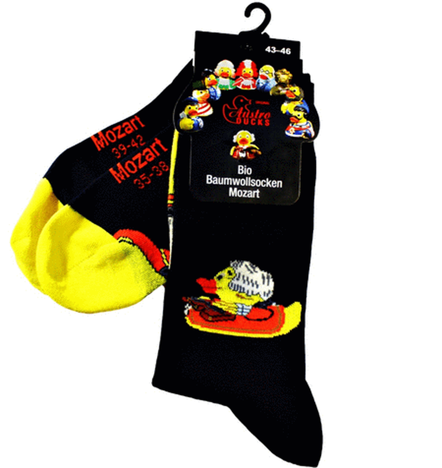 Austroducks Socks Mozart Design