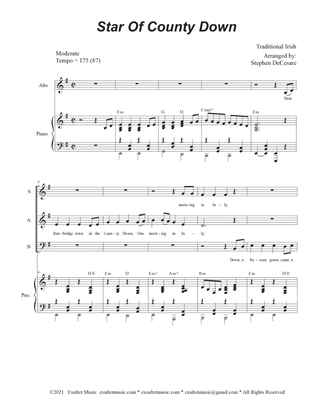 Book cover for Star Of County Down (Vocal Quartet - (SATB)