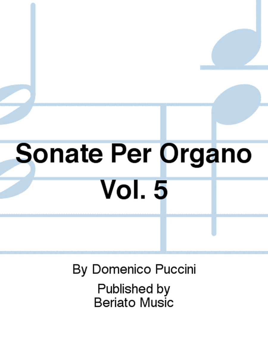 Sonate Per Organo Vol. 5