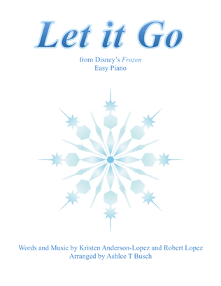 Book cover for Let It Go (from Frozen)