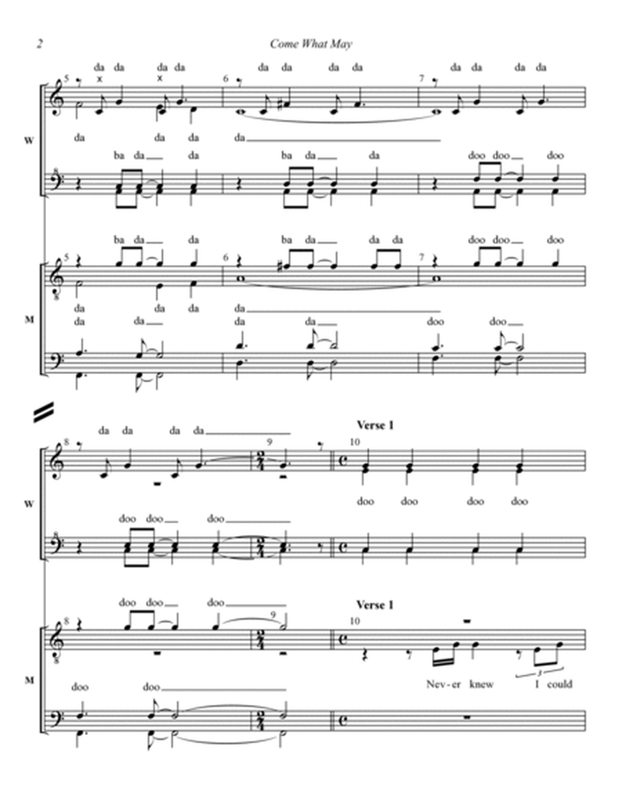 Come What May (from Moulin Rouge) (arr. Theodore Hicks)