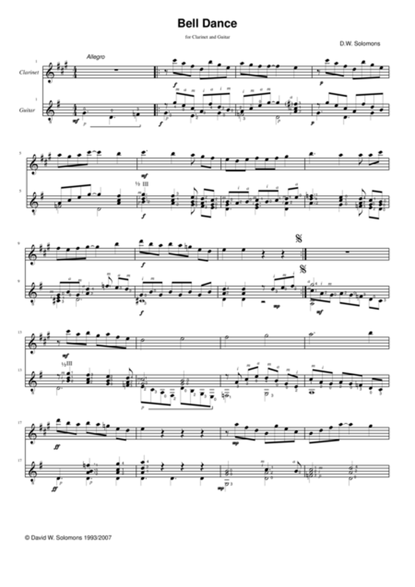 Bell Dance for clarinet and guitar image number null