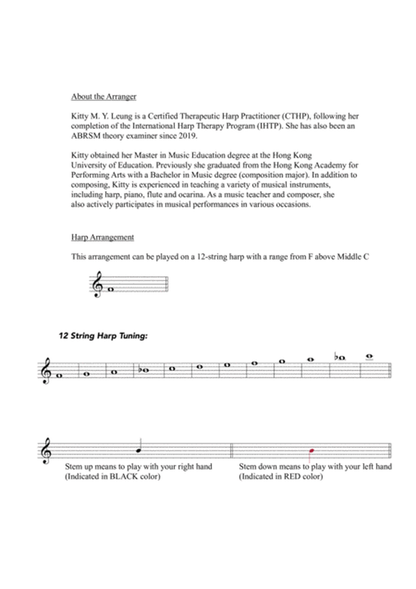 Greensleeves - 12 String Harp