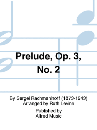 Book cover for Prelude, Opus 3, No. 2