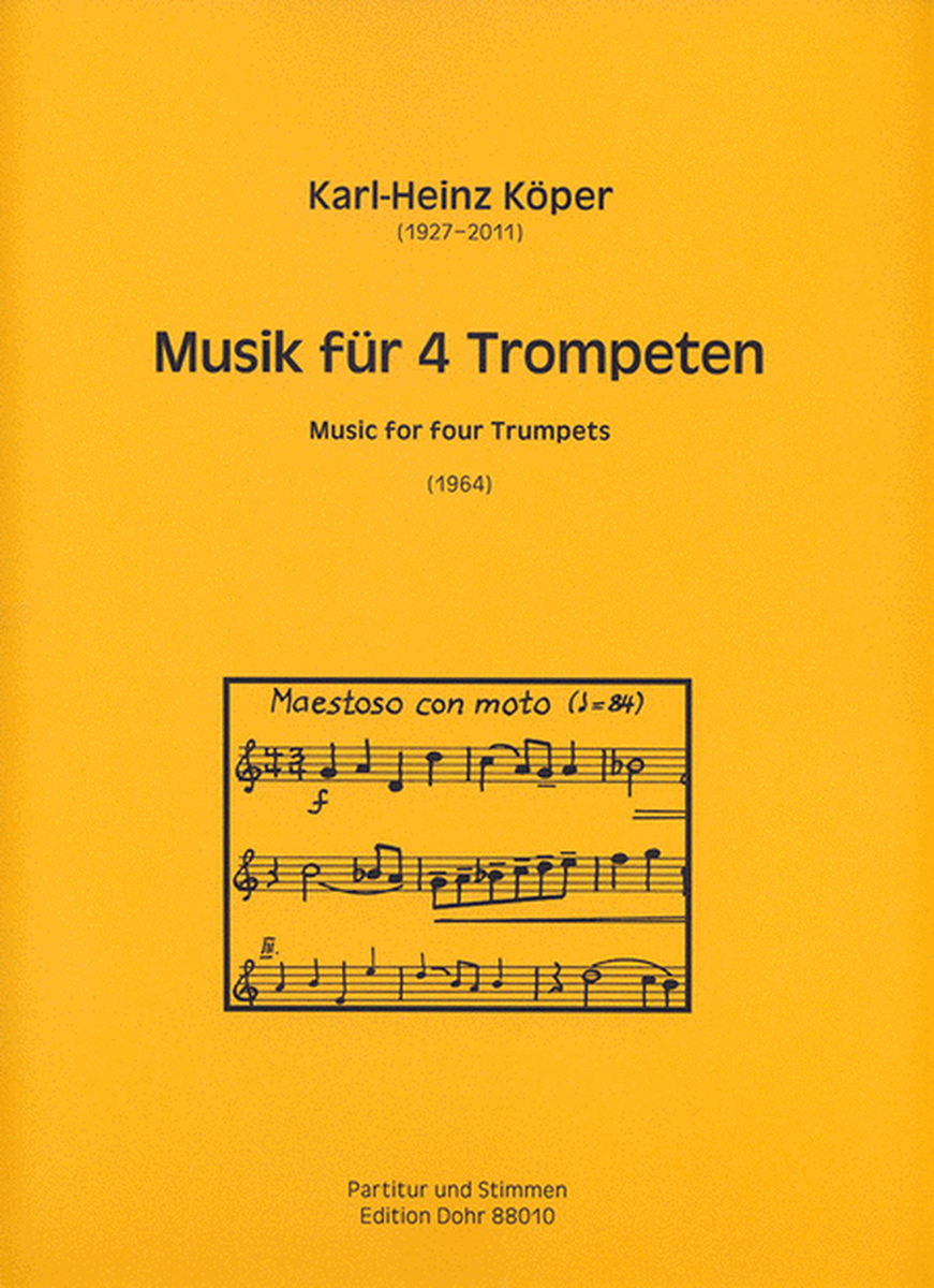 Musik für 4 Trompeten (1964)