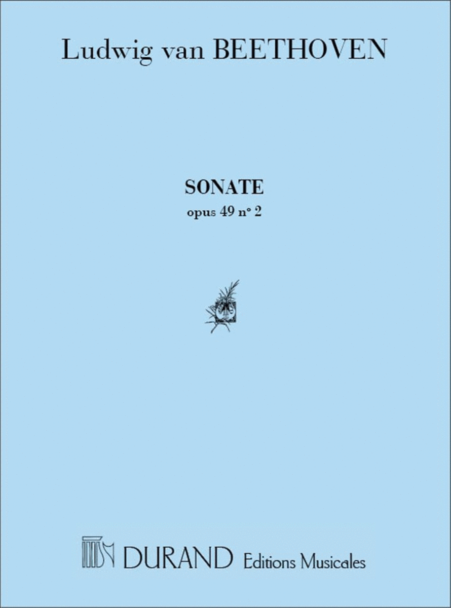 Sonate En Sol Majeur Op 49 N.2 N.20 Piano