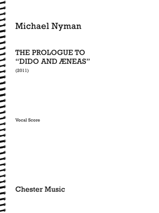 The Prologue to Dido and Aeneas Vocal Score