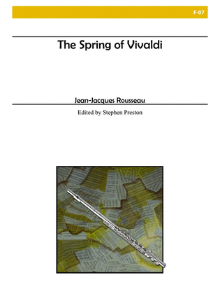 Book cover for The Spring of Vivaldi for Solo Flute
