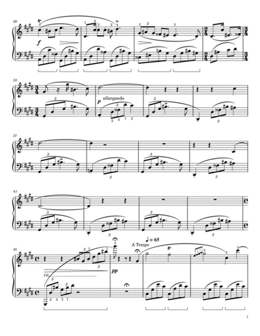 Chopin - Nocturne in C sharp Minor - B.49 - For Piano Solo With Fingered image number null