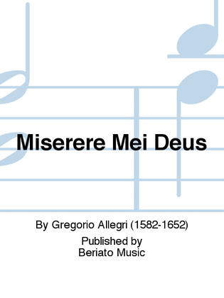 Miserere Mei Deus