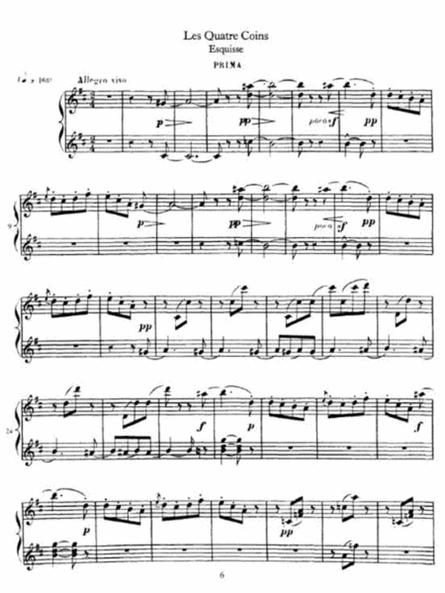 Georges Bizet - Jeux d’enfants (Part 2) (piano duet)
