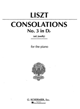 Book cover for Consolation No. 3 in Db Major