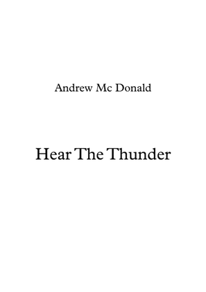 Book cover for Hear The Thunder