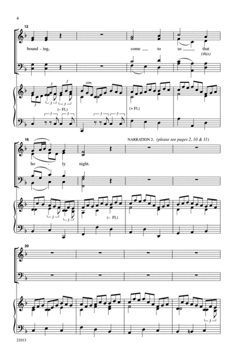 Jesu Candlelight Carol (An Advent Ceremony) by Patrick M. Liebergen 4-Part - Sheet Music