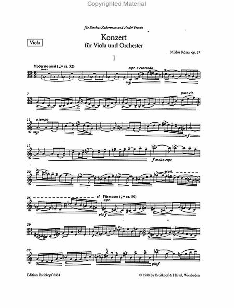 Viola Concerto Op. 37
