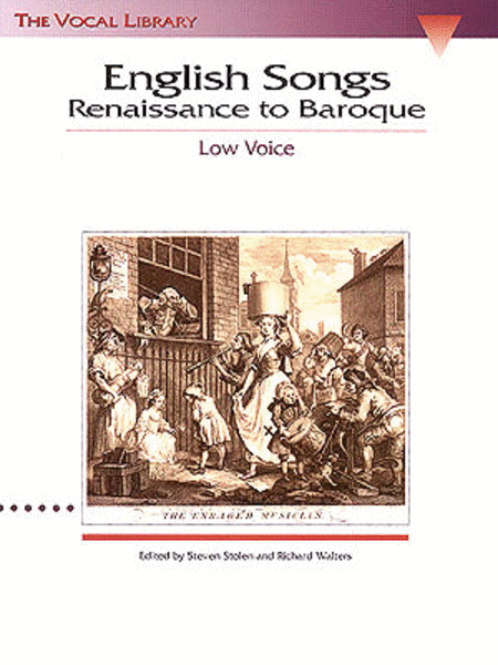 English Songs: Renaissance to Baroque - Low Voice (Book only)